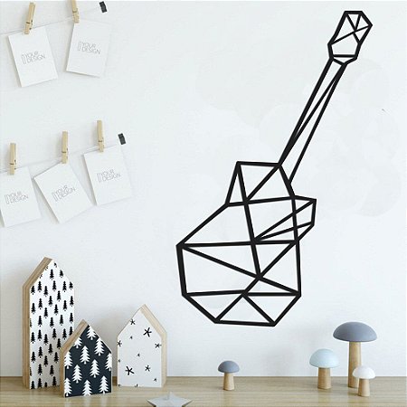 Quadro  Geométrico - Guitarra