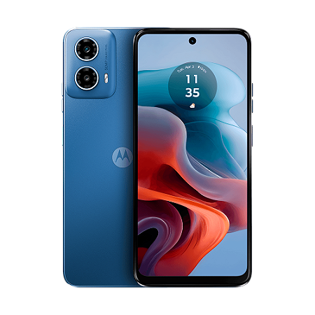 CELULAR MOTOROLA MOTO G34 XT2363-1 128GB 4GB RAM 5G TELA 6.5" AZUL