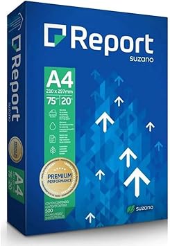 PAPEL A4 REPORT RESMA C/500 FOLHAS