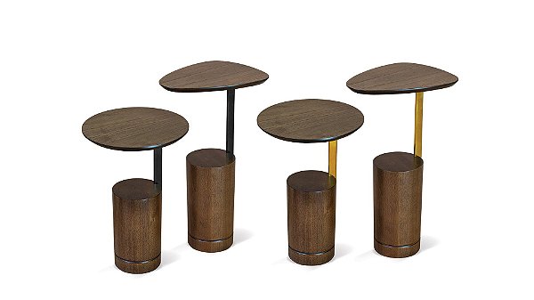 Mesa de Apoio Melvin - tampo oval