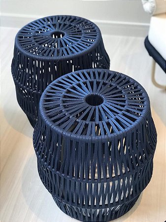 Mesa lateral em corda náutica slim Lodi