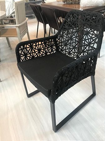 Poltrona em corda náutica slim Ascoli