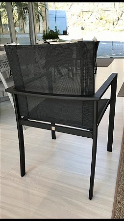 Cadeira  em alumínio e tela Parma