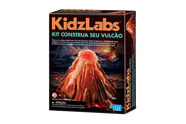 Kit Construa Seu Vulcão  KidzLabs - 4M