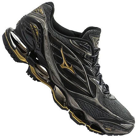 mizuno preto com dourado