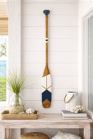 Remo Decorativo Azul Marinho 130 cm Decoração Náutica Praia