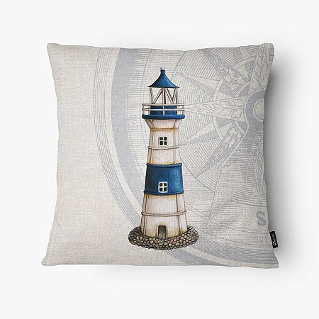 Almofada Náutica Farol Azul
