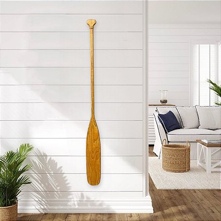 Remo Decorativo 130 cm em Madeira Decoração Náutica Praia