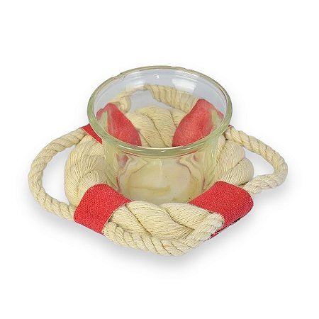 Porta Velas Náutico Boia Vermelha