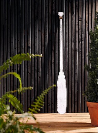 Remo Decorativo Pátina Envelhecida 130 cm Decoração Náutica Praia