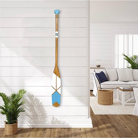 Remo Decorativo Azul Claro 130 cm Decoração Náutica Praia