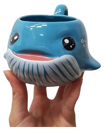 Caneca Baleia Azul Olhos Abertos 250ml