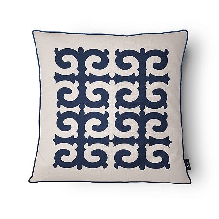 Almofada Classic Azul 45x45 cm