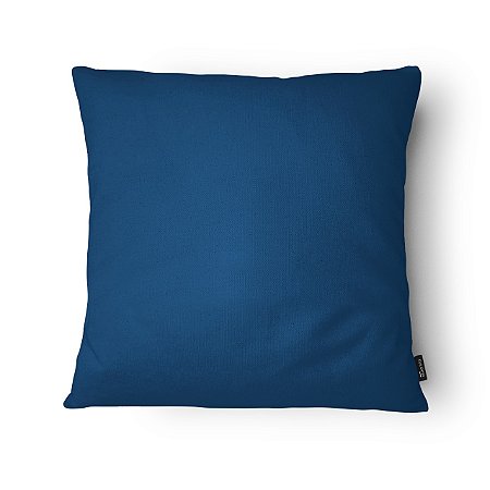 Almofada Lisa Azul 45x45 cm