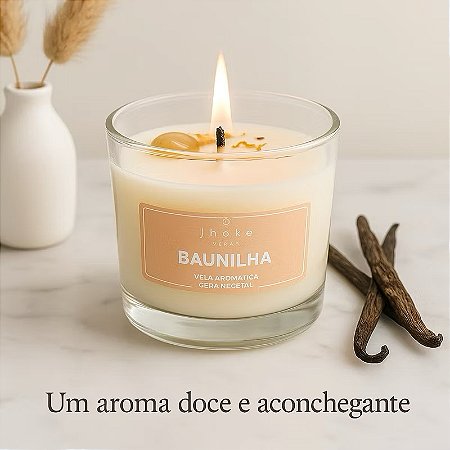 Vela Aromática Aroma Baunilha 110g