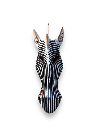 Enfeite Máscara de Zebra Decoração de Parede