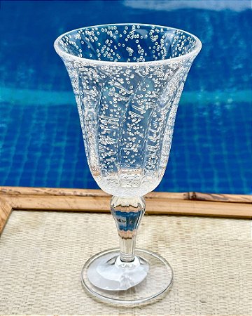 Taça Bolhas em Acrílico 20x10,5x10,5