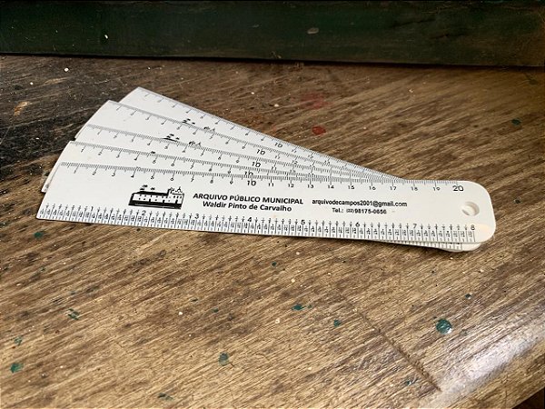 Régua Arquivo Público Municipal Waldir Pinto de Carvalho