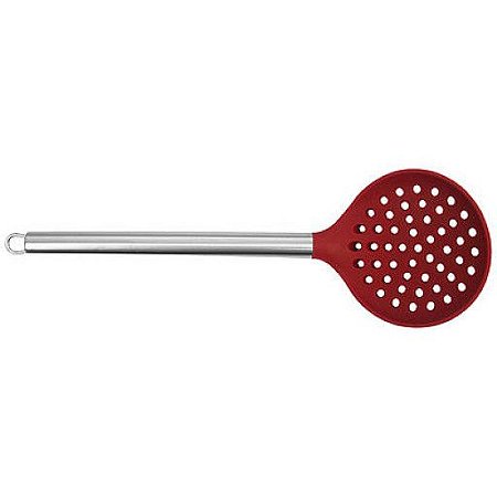 Escumadeira Silicone c/ Inox 35cm Yazi