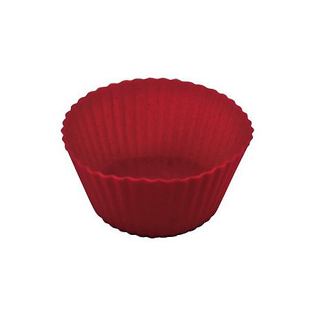 Forma Cupcake de Silicone Redonda com 6 peças Yazi