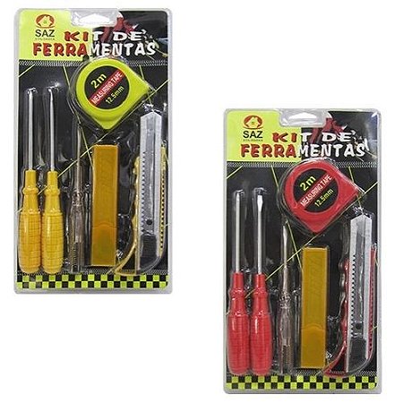 Kit de Ferramentas com 6 peças Campineira