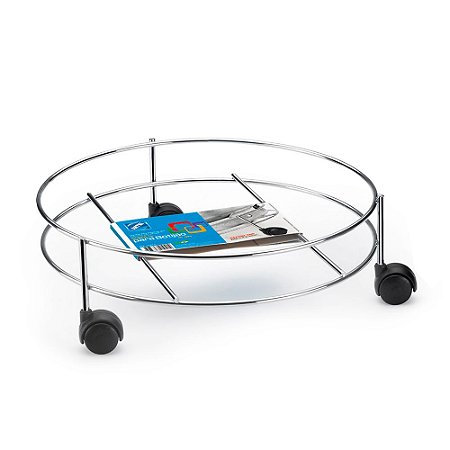 Suporte multiuso para botijão cromado Arthi