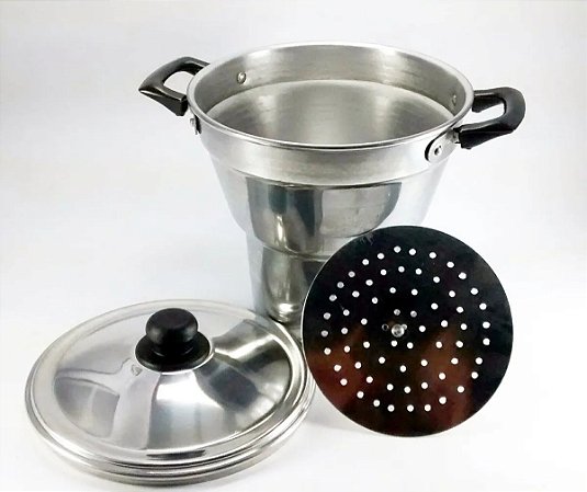 Cuscuzeiro 2,2 litros Alumínio Aliança