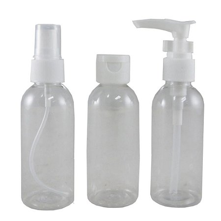 Kit Frasco de Viagem com 3 peças Top Rio