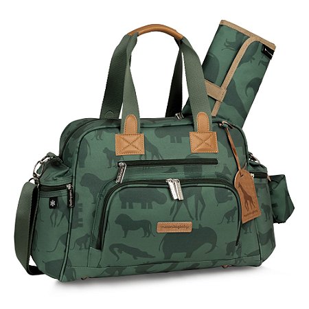 Bolsa Maternidade Everyday com Bolso Térmico Safari Masterbag | Cor: Verde