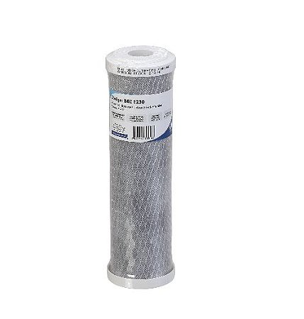 Filtro/Refil carbon block 9.3/4", 5 micra, para filtros carcaças de decloração 9.3/4" - BBI