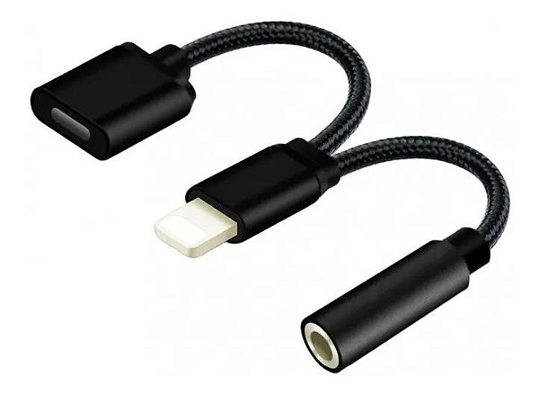 Adaptador IOS com Saída para P2 Microfone e Recarga Xtrad - XT-2143 -  shopeeonline
