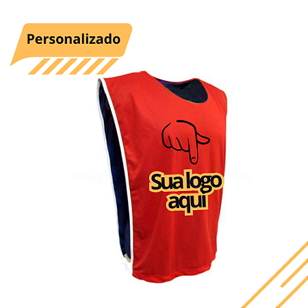 Colete esportivo personalizado com sua logo