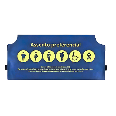 Kit 10 capas Assento preferencial vários tamanhos