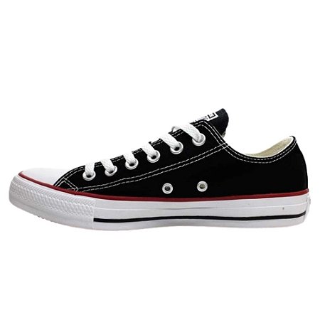 all star preto cano baixo
