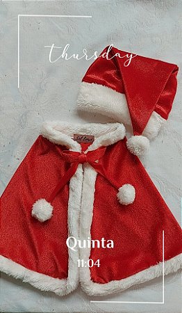 Kit Poncho Natalino 5 unidadees