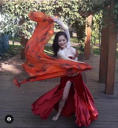 Véu  Seda Pura Marmorizado