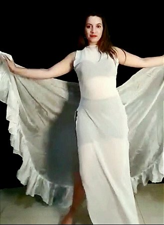 Véu Circular/Babado