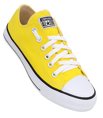 tenis all star amarelo