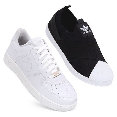 kit tenis vans e adidas