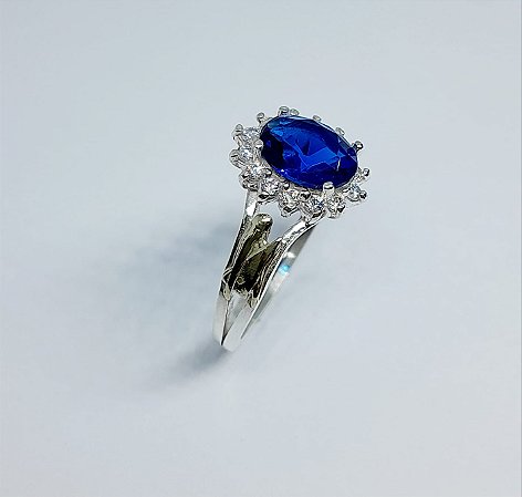 Anel de Formatura - Prata 925 c/ emblema de Ouro
