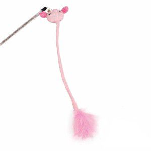 Brinquedo plastico varetinha porquinho rosa - Savana - 45 cm