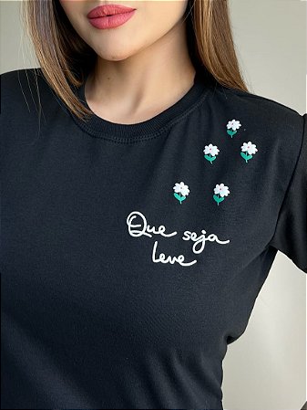 QUE SEJA LEVE - PRETA