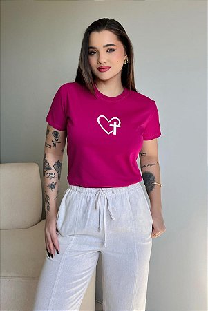 HEART CRUZ - FUSCIA