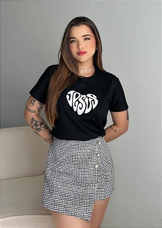 TY JESUS CORAÇÃO - PRETA