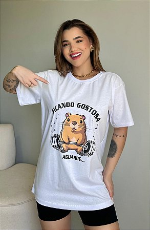 FICANDO GOSTOSA (MAX TSHIRTS)- BRANCA