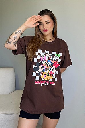 MICKEY TURMA (MAX TSHIRTS)- MARROM