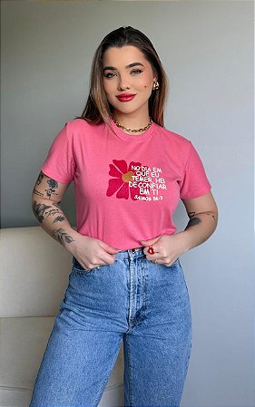 NO DIA EM QUE EU TEMER - (ROSA BLUSH)