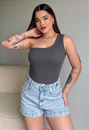 NULA MANGA (REGATA RIBANA CANELADA) - GRAFITE