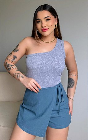 NULA MANGA (REGATA RIBANA CANELADA) - MESCLA