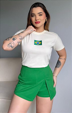 BANDEIRA (BORDADA)- AMARELO CLARO